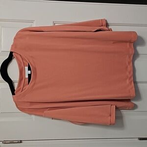 J.Jill Pure Jill  Sandwashed 3/4 Sleeve Top Blouse Size L